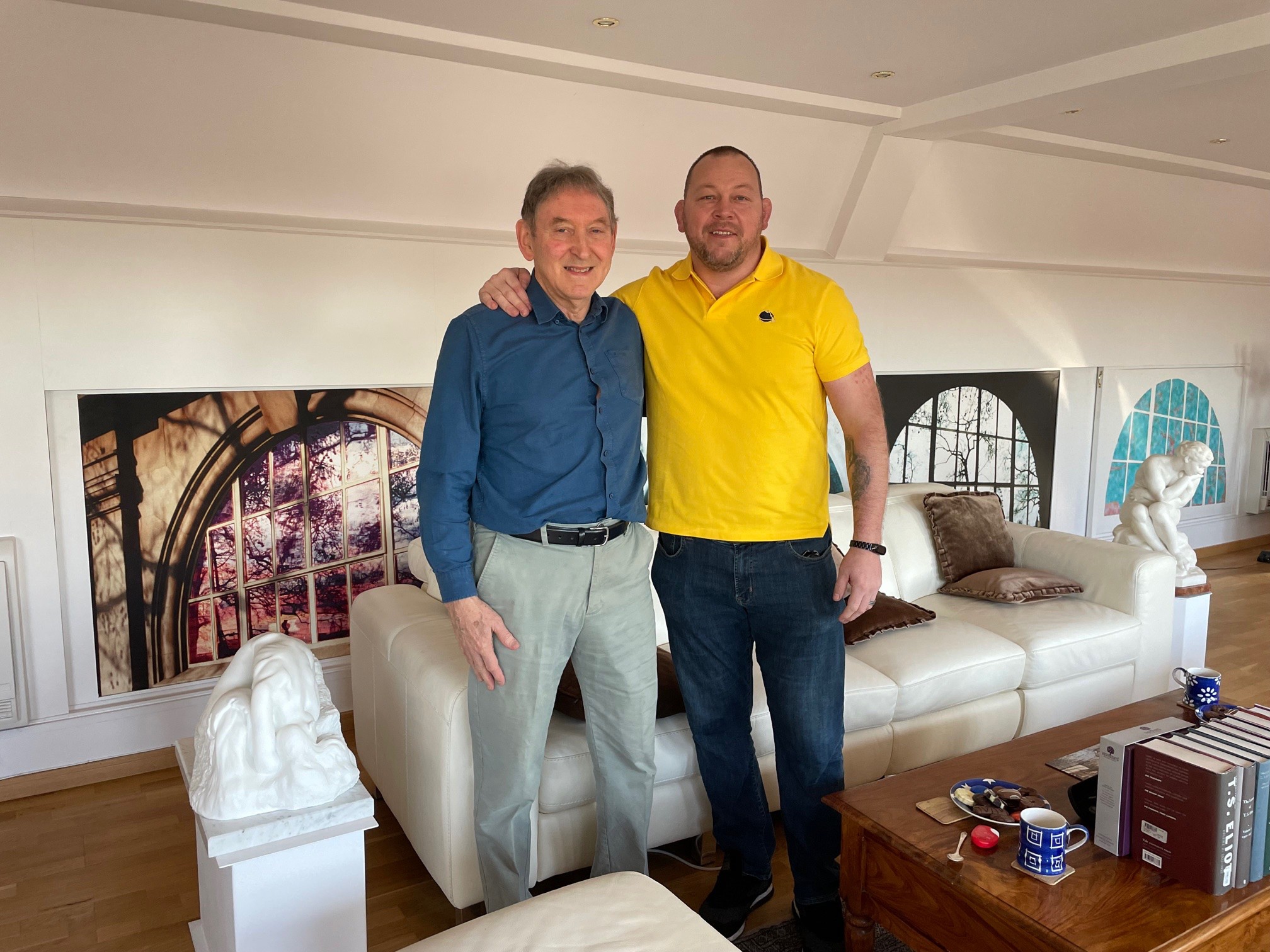 When James Met Steve Our Founder and Chairman James Drake meets with